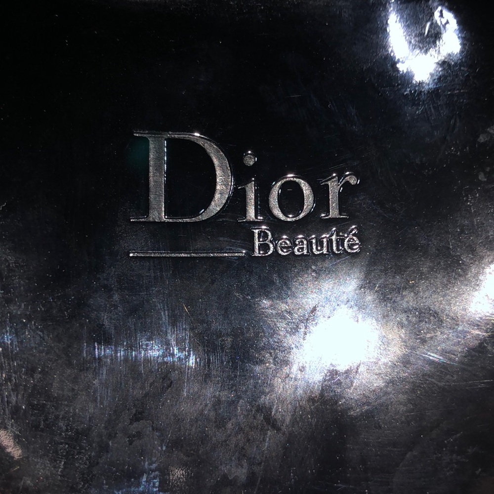 Dior makeup bag